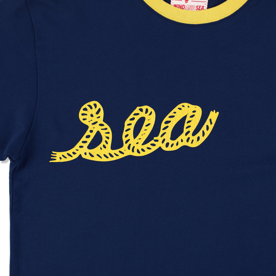 Wrangler x WDS Rope S/S Tee / NAVY_LIN_MUSTARD