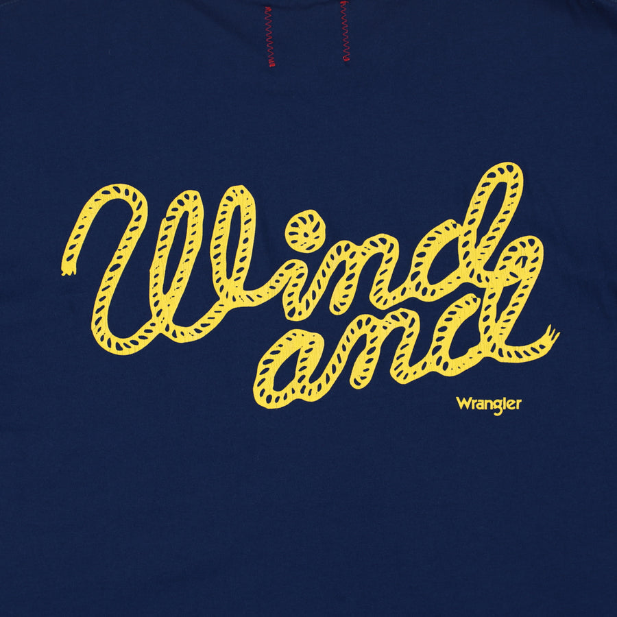 Wrangler x WDS Rope S/S Tee / NAVY_LIN_MUSTARD