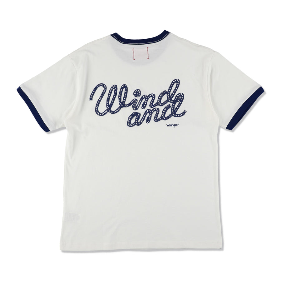 Wrangler x WDS Rope S/S Tee / WHITE_LIN_NAVY