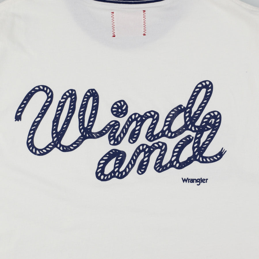 Wrangler x WDS Rope S/S Tee / WHITE_LIN_NAVY