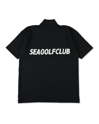 PANEL MOCK NECK S/S TEE