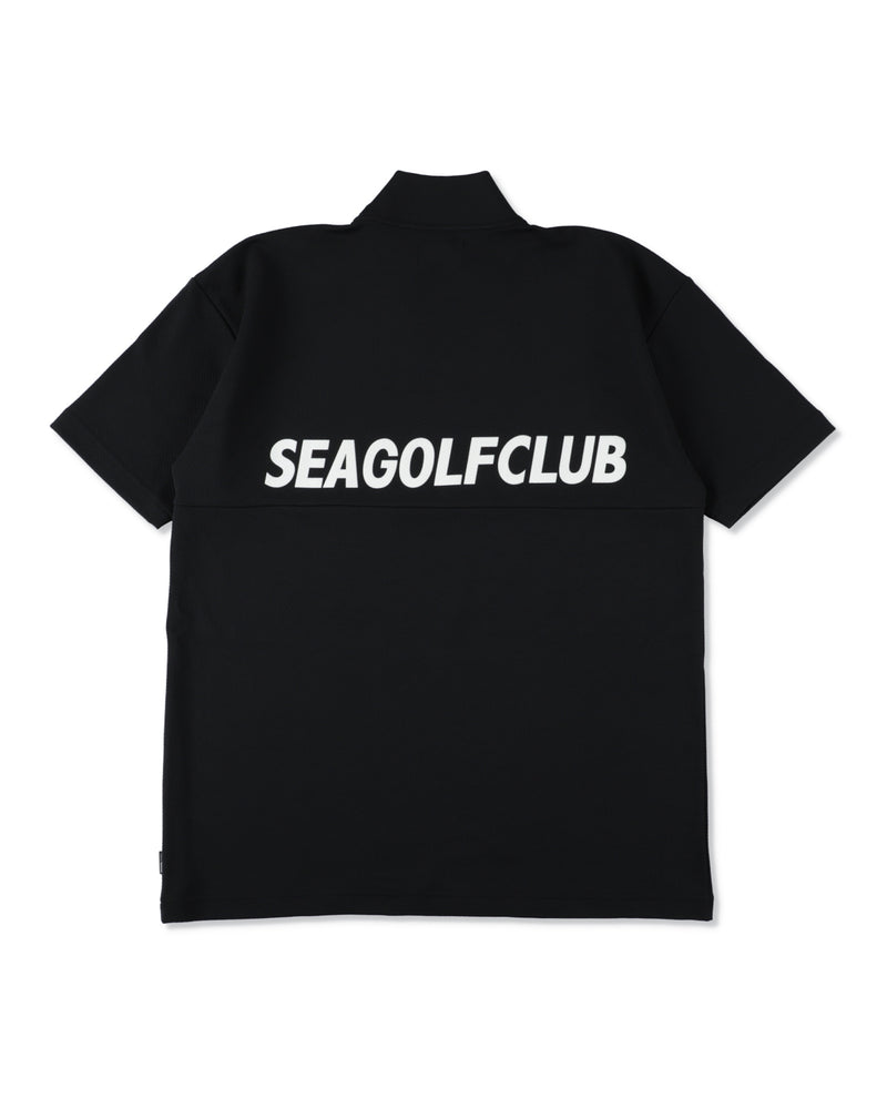 PANEL MOCK NECK S/S TEE