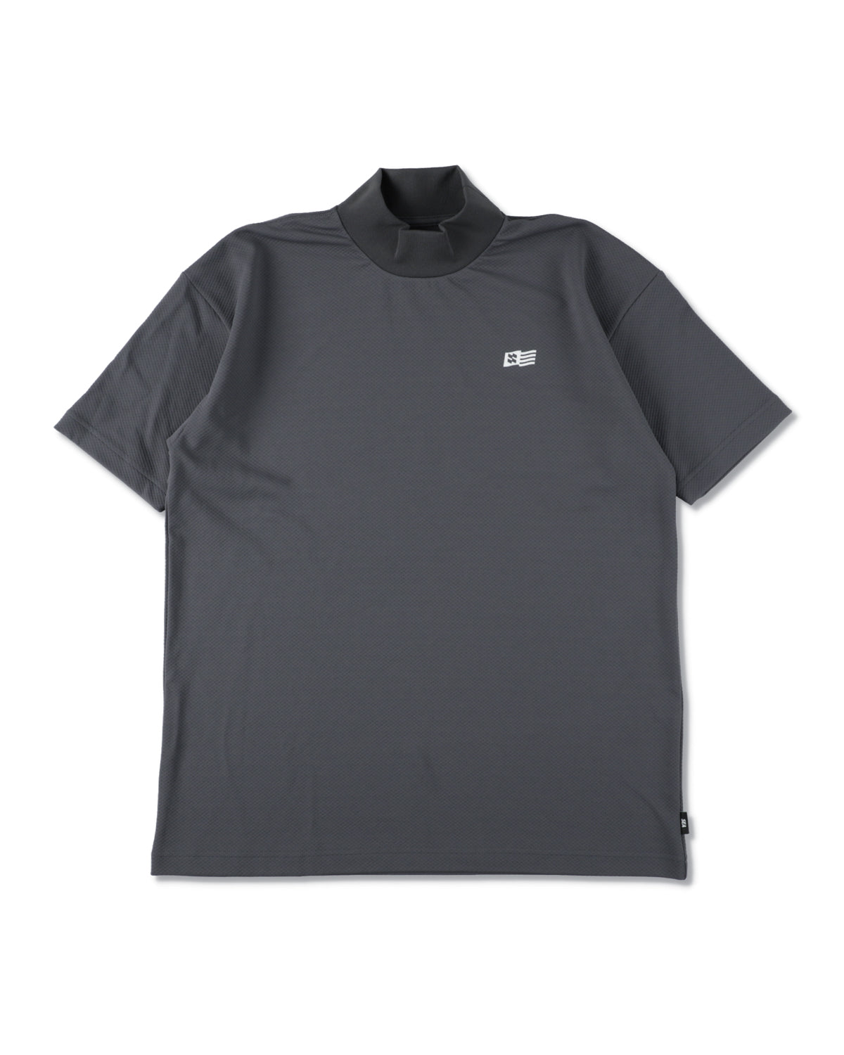PANEL MOCK NECK S/S TEE