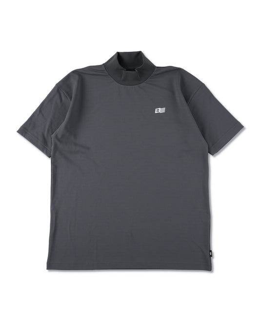 PANEL MOCK NECK S/S TEE