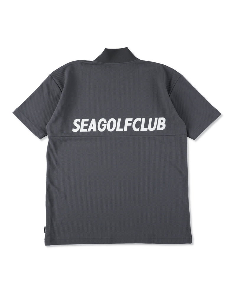 PANEL MOCK NECK S/S TEE
