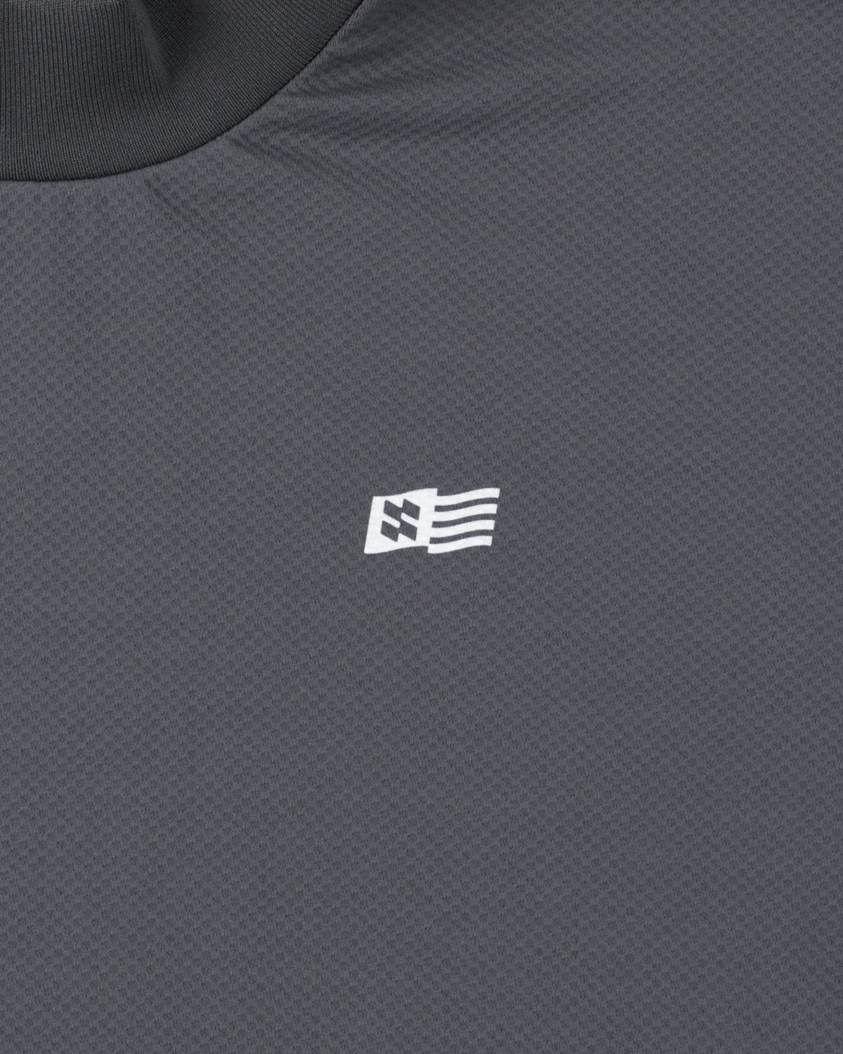 PANEL MOCK NECK S/S TEE