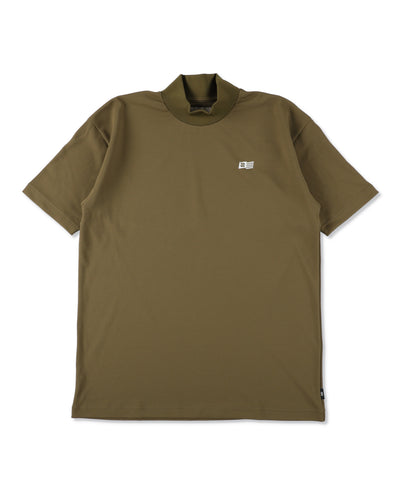 PANEL MOCK NECK S/S TEE