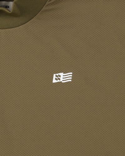 PANEL MOCK NECK S/S TEE