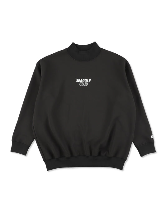 MOCK NECK PONCH L/S TEE