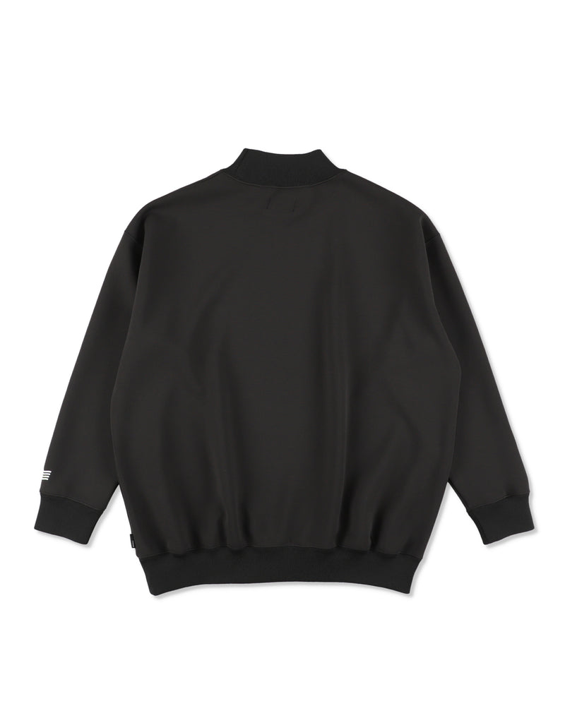 MOCK NECK PONCH L/S TEE