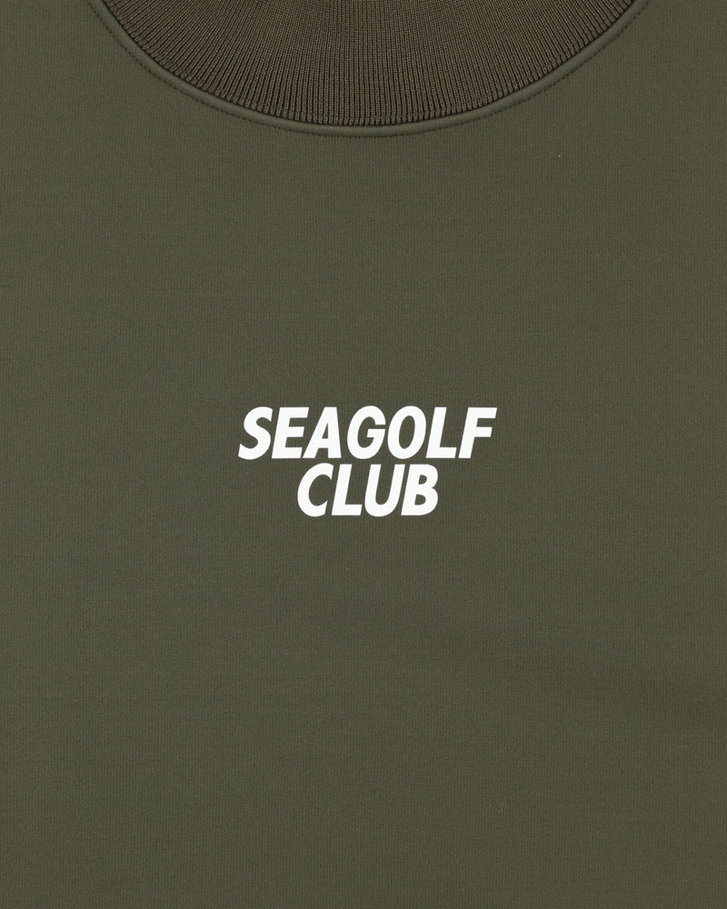 MOCK NECK PONCH L/S TEE