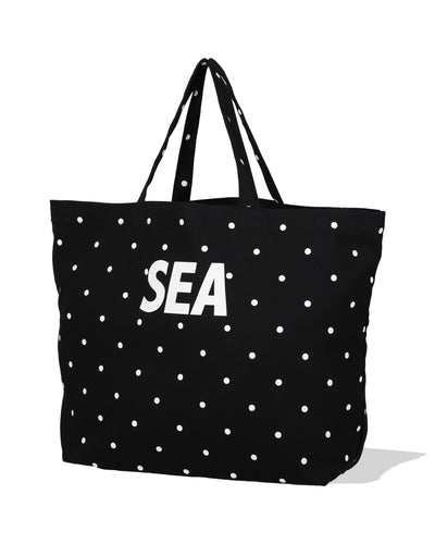 DOT SEA BIG CANVAS TOTE