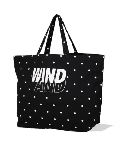 DOT SEA BIG CANVAS TOTE