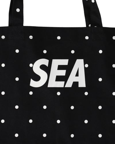 DOT SEA BIG CANVAS TOTE