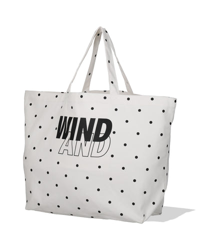 DOT SEA BIG CANVAS TOTE