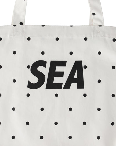 DOT SEA BIG CANVAS TOTE