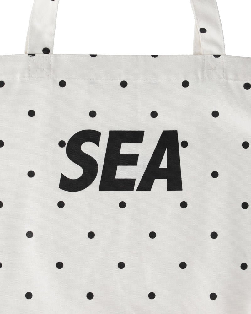 DOT SEA BIG CANVAS TOTE