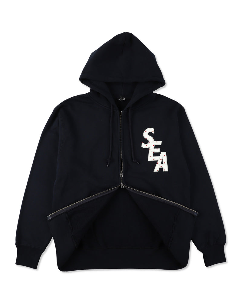 DOT SEA ZIP UP SWEATSHIRT