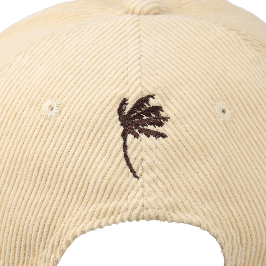 CORDUROY LOGO CAP / BEIGE