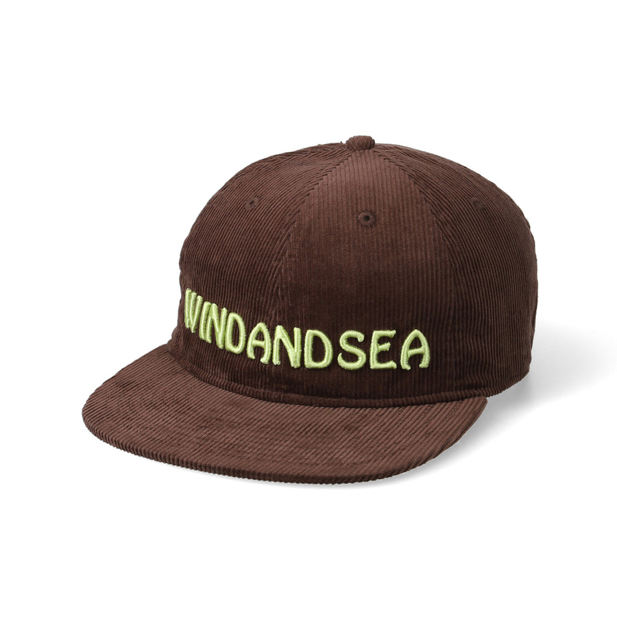 CORDUROY LOGO CAP / BROWN