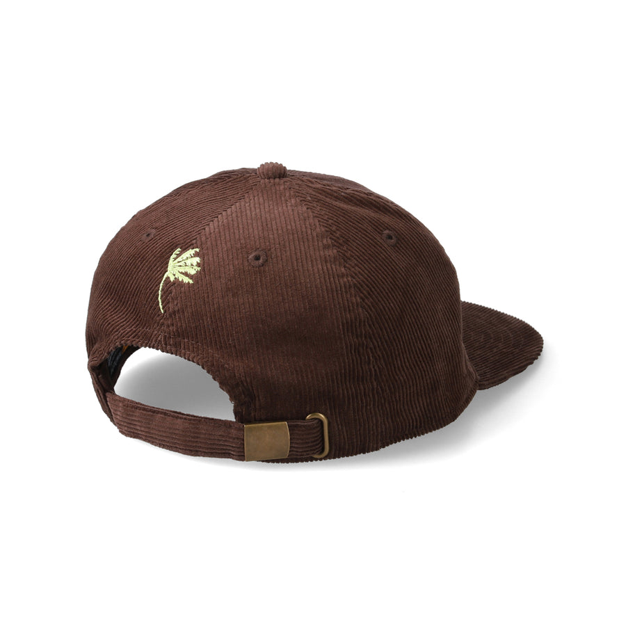 CORDUROY LOGO CAP / BROWN