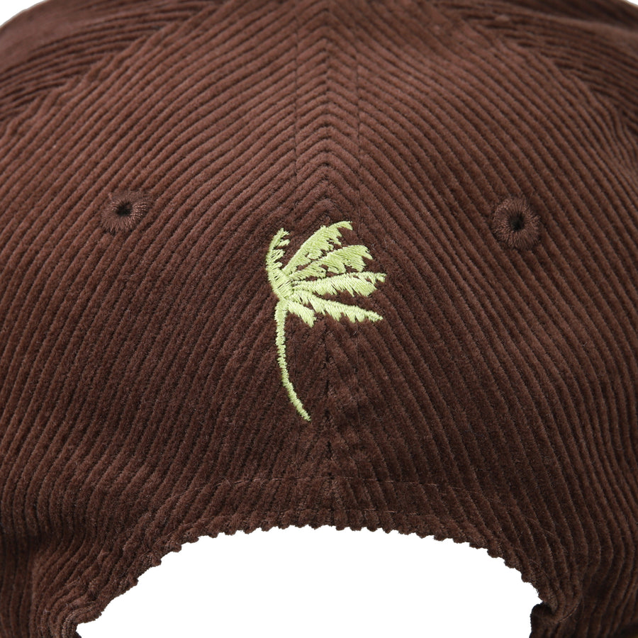 CORDUROY LOGO CAP / BROWN