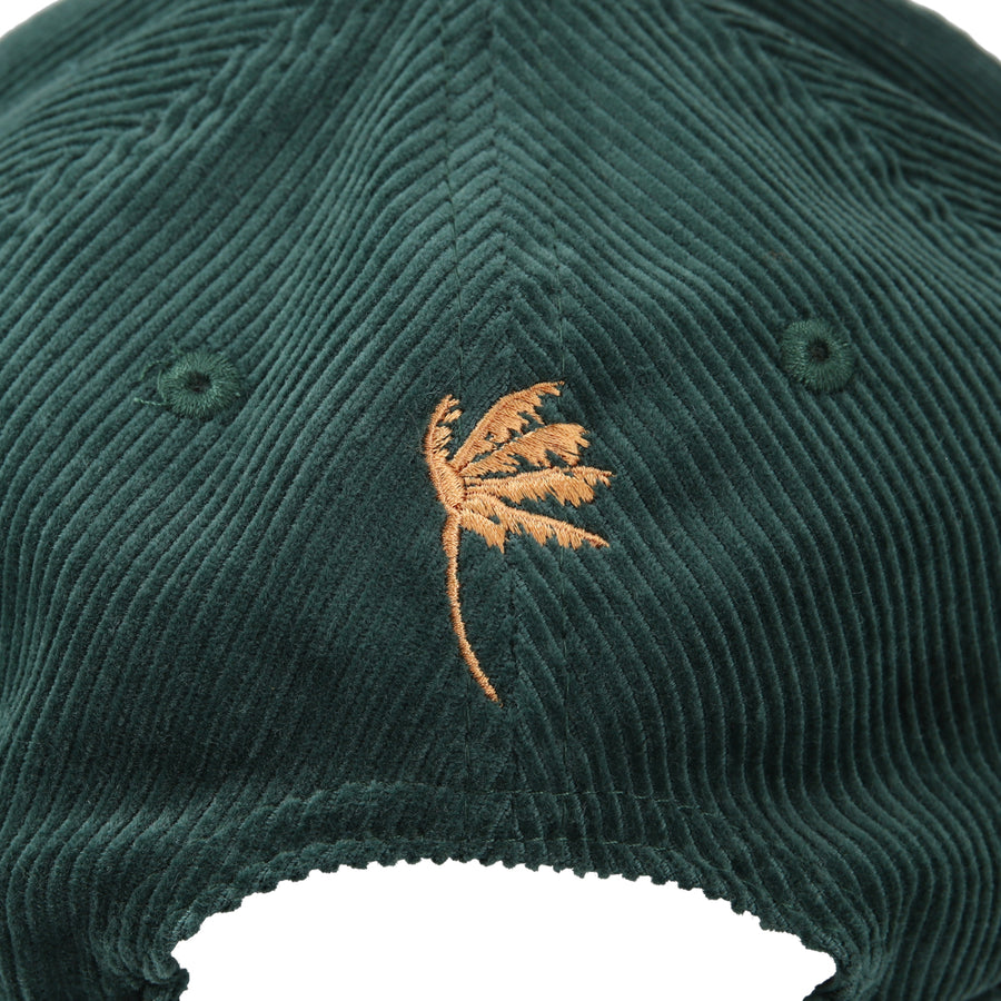 CORDUROY LOGO CAP / GREEN