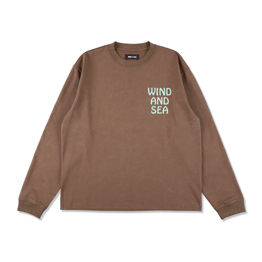 PALM TREE L/S TEE / BROWN