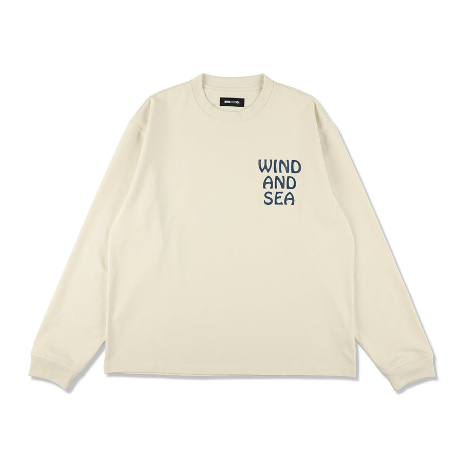 PALM TREE L/S TEE / IVORY