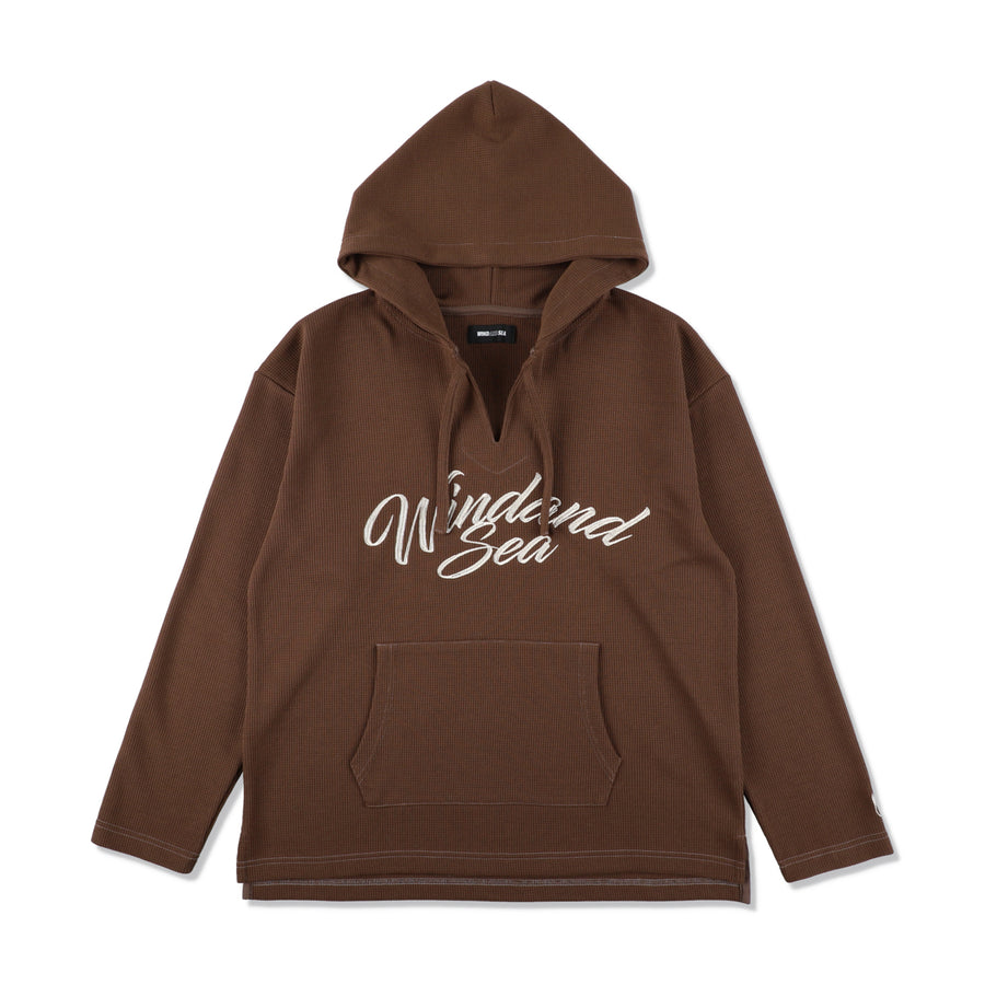 WAFFLE  MEXICAN PARKA / BROWN