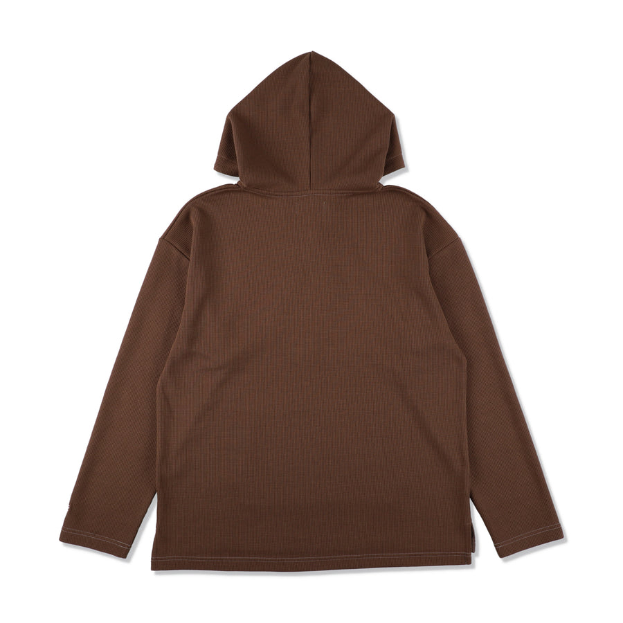 WAFFLE  MEXICAN PARKA / BROWN