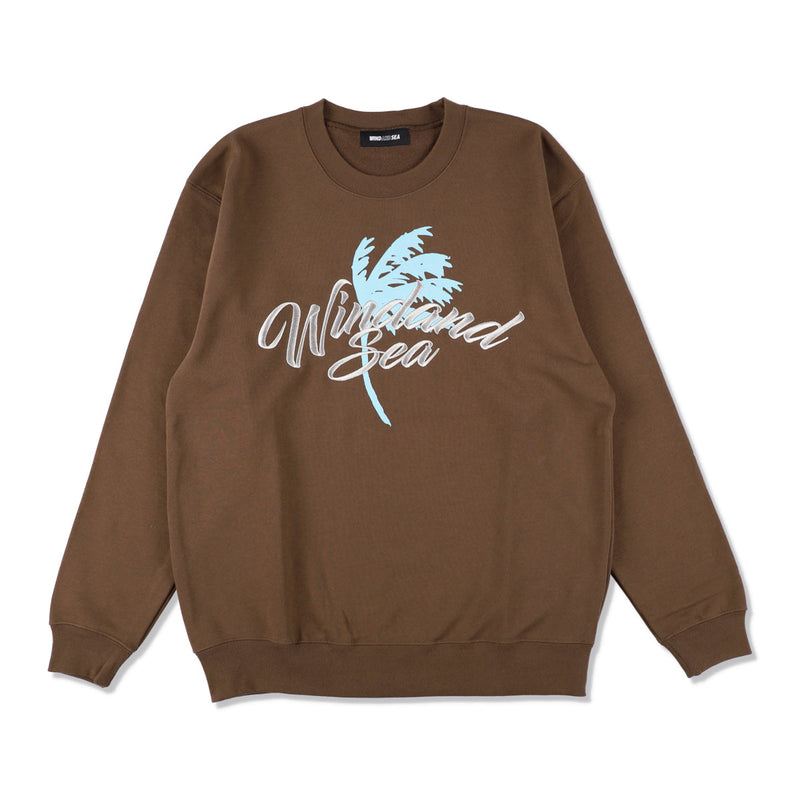PALM TREE LOGO CREWNECK SWEAT