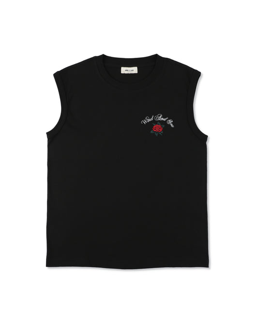 ROSE LOGO NO SLEEVE TEE