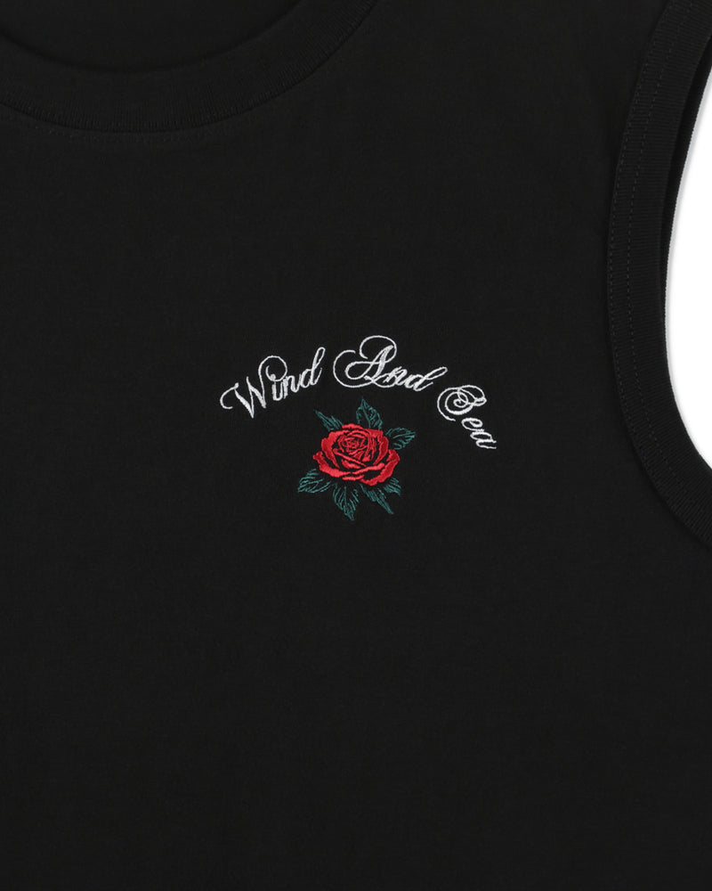 ROSE LOGO NO SLEEVE TEE