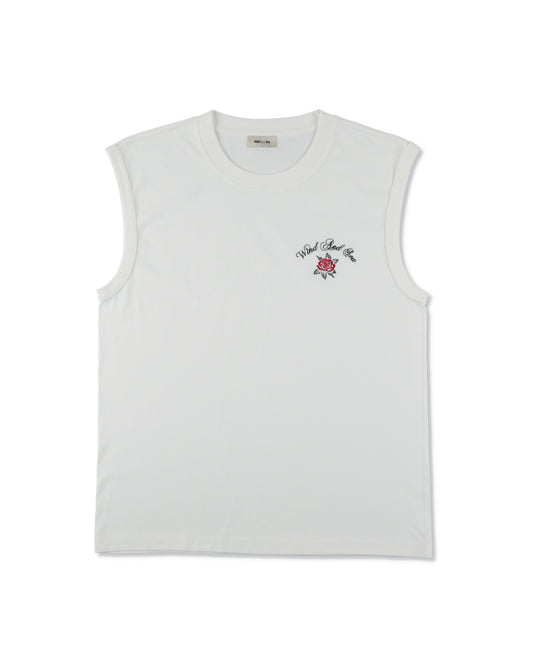 ROSE LOGO NO SLEEVE TEE