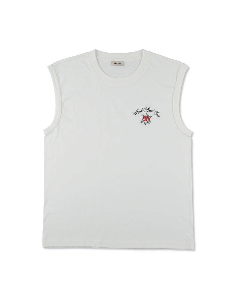 ROSE LOGO NO SLEEVE TEE