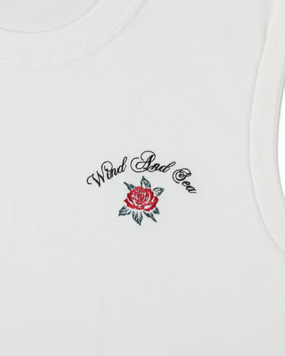 ROSE LOGO NO SLEEVE TEE