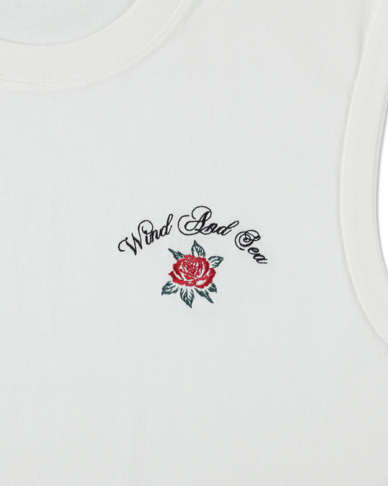 ROSE LOGO NO SLEEVE TEE