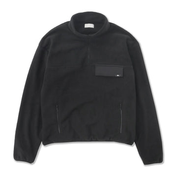 FLEECE L/S PULLOVER / BLACK