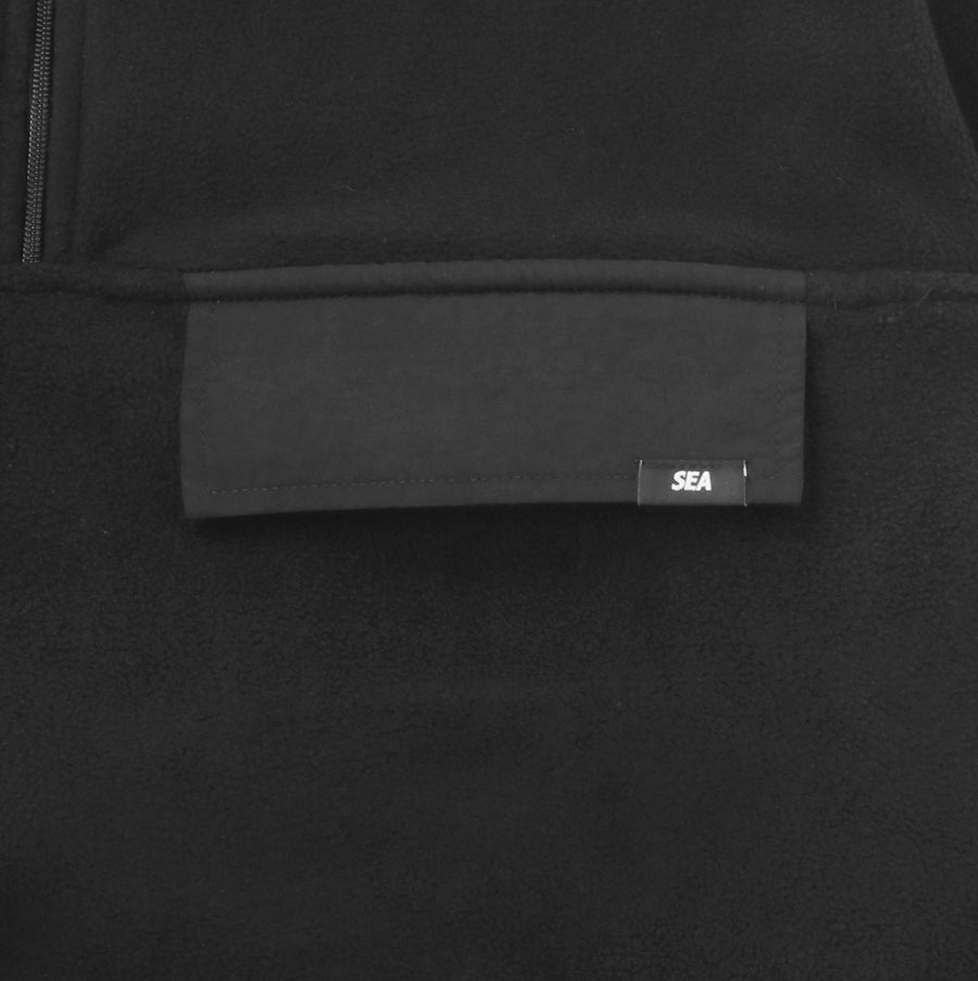 FLEECE L/S PULLOVER / BLACK