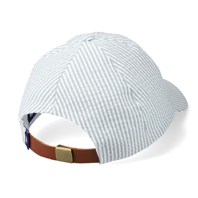 SEERSUKER STRIPE CAP