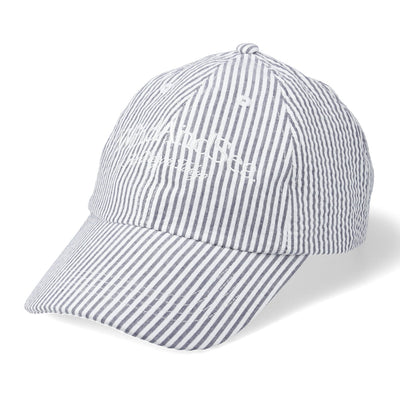 SEERSUKER STRIPE CAP