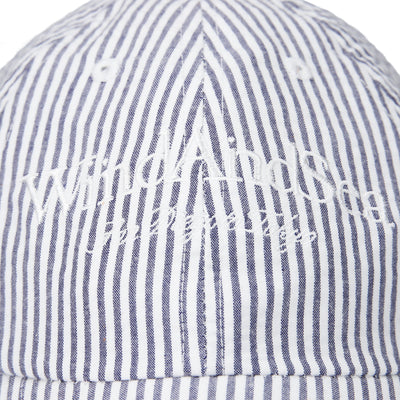 SEERSUKER STRIPE CAP