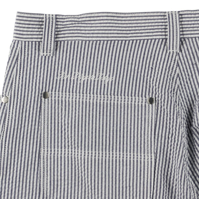 SEERSUKER STRIPE PAINTER PANTS