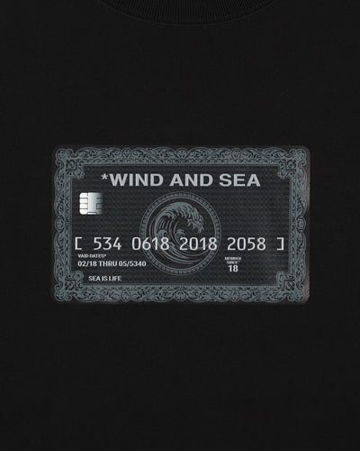 CREDIT CARD LOGO CREWNECK SWEATSHIRTS