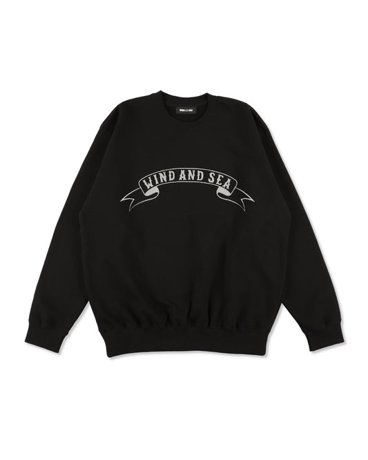 RIBON LOGO CREWNECK SWEATSHIRTS