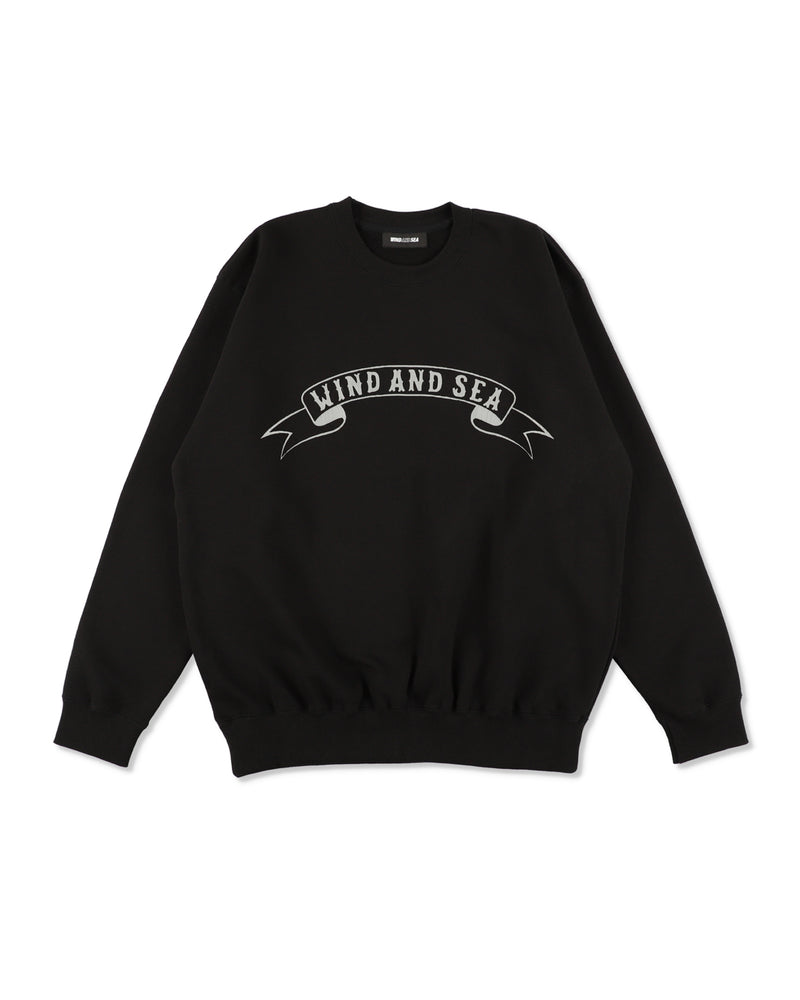 RIBON LOGO CREWNECK SWEATSHIRTS