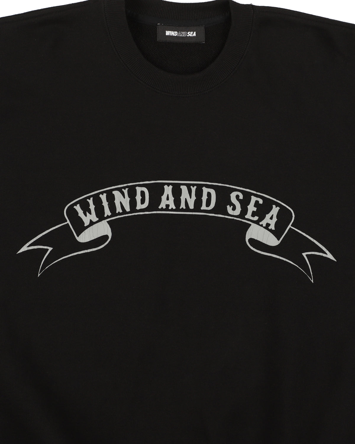 RIBON LOGO CREWNECK SWEATSHIRTS