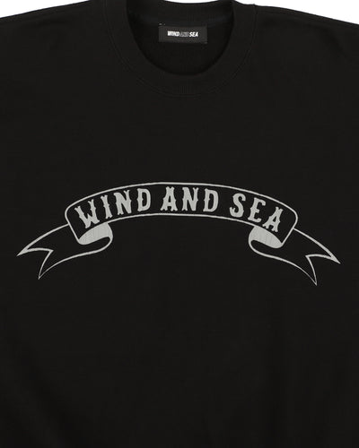 RIBON LOGO CREWNECK SWEATSHIRTS