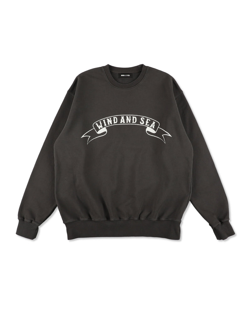 RIBON LOGO CREWNECK SWEATSHIRTS